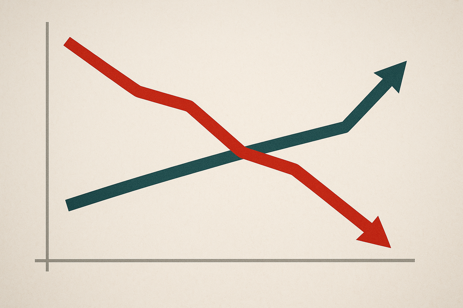 Andamento comparato di inflazione in rallentamento e salari più stabili in vista dei rinnovi contrattuali