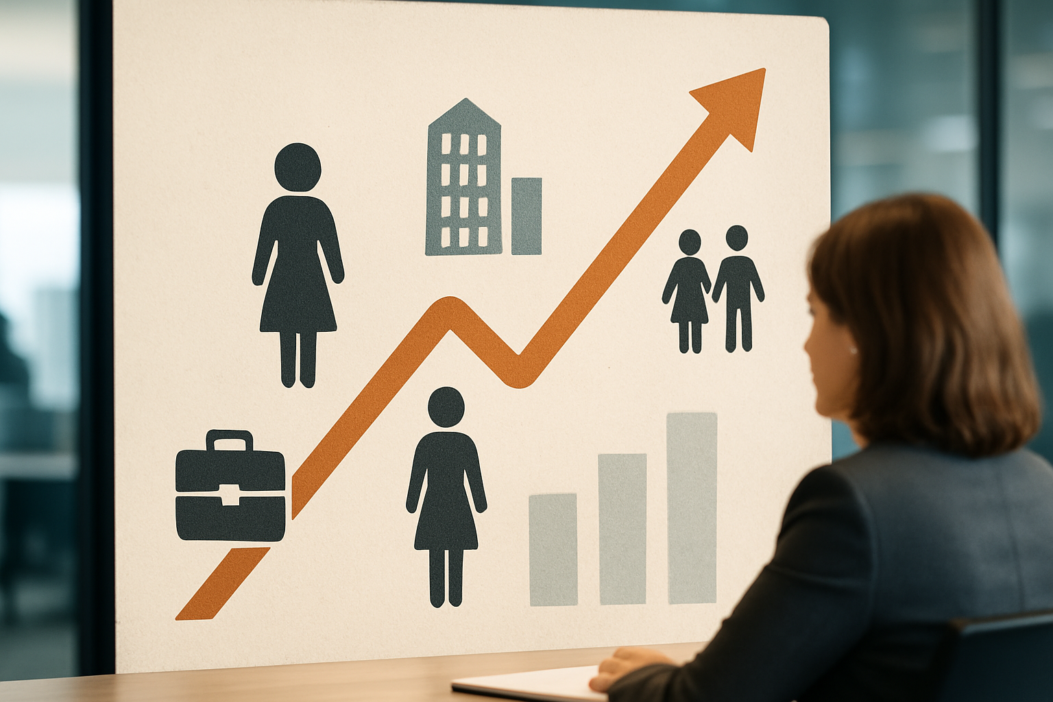 Andamento in crescita dell’occupazione femminile con indicatori di lavoro e servizi
